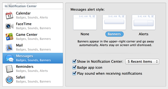 Bye Bye iChat: Kom godt i gang med den nye OS X Messages App [Mountain Lion] underretninger