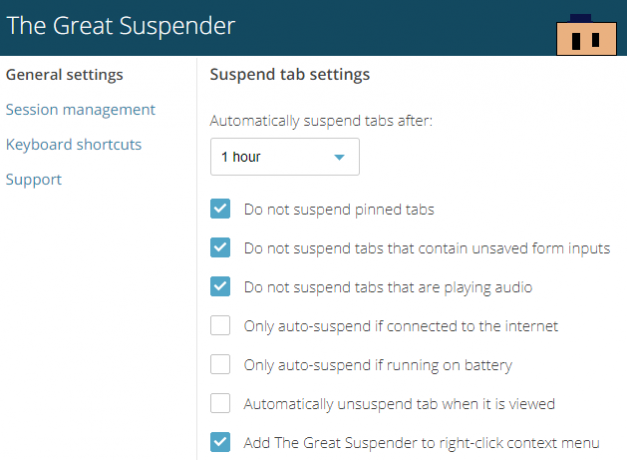 De 10 bedste udvidelser til Chrome Tab Management stor suspender 1