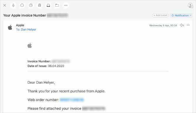 Apple-faktura-e-mail