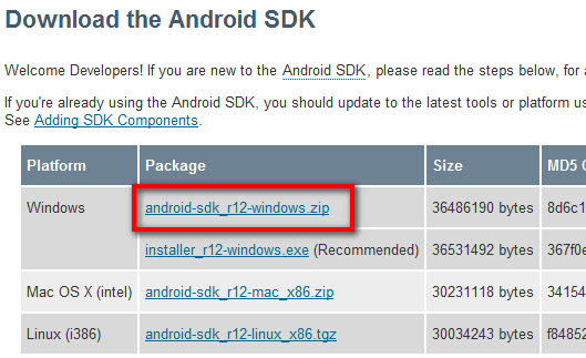 Android-skærmbillede-app