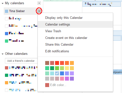 Sådan integreres Google Kalender i Thunderbird Google Kalender-indstillinger