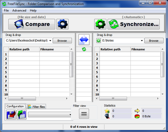 synkroniser applikationer