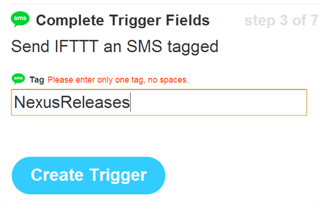 IFTTT sidste trin