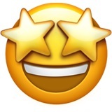 smilende emoji-emoticon