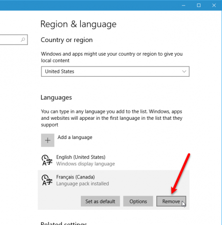 hvordan man ændrer systemsprog i windows 10