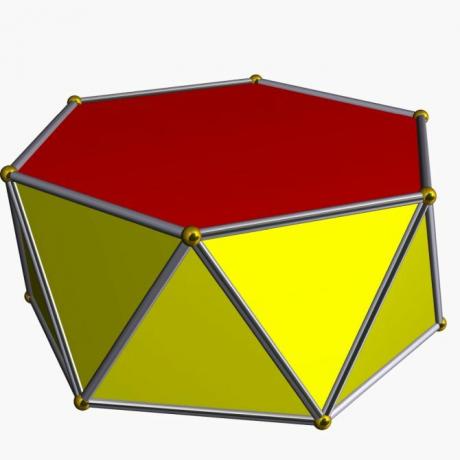 hexagonal antiprism har 12 sider i stedet for otte