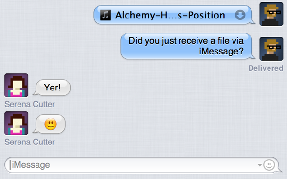 Bye Bye iChat: Kom godt i gang med den nye OS X Messages-app [Mountain Lion] filoverførsel