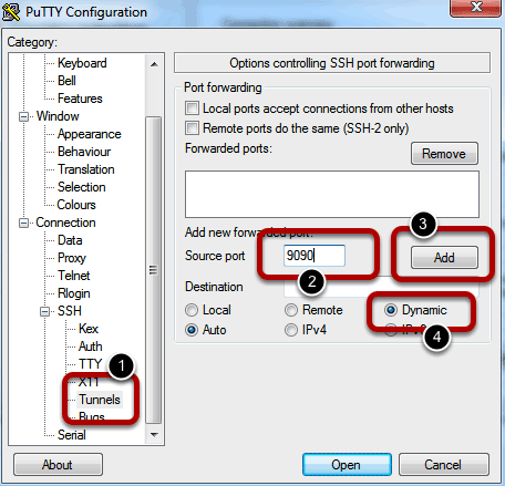 ssh proxy tunnel