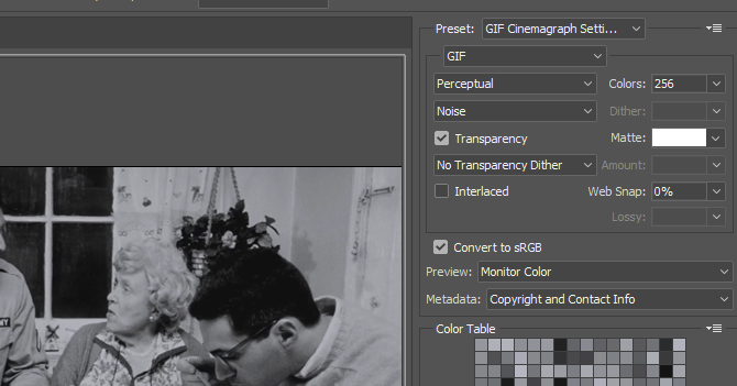 gif-indstillinger cinemagraph