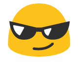 Cool solbriller Emoji