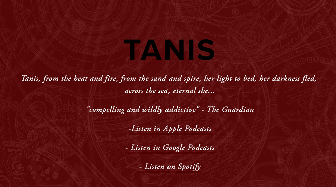 tanis mystery podcasts