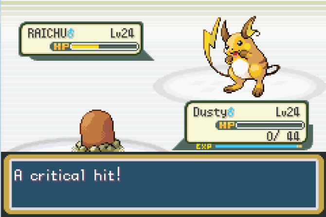 Pokemon kritisk hit