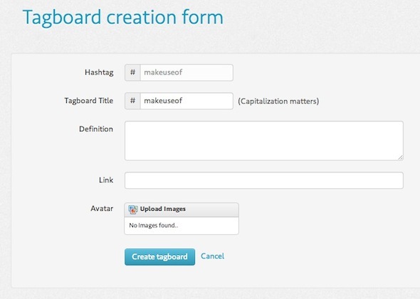 Søg Hashtags på tværs af sociale netværk med tagboard Opret tagboard