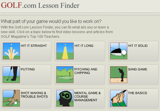 3 fantastiske websteder for begyndere til at lære, hvordan man rammer en golfbold g1